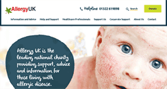 Desktop Screenshot of allergyuk.org